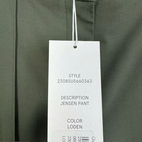 VERONICA BEARDNEW Jensen Pants in Loden Dark Green Women’s Size 8